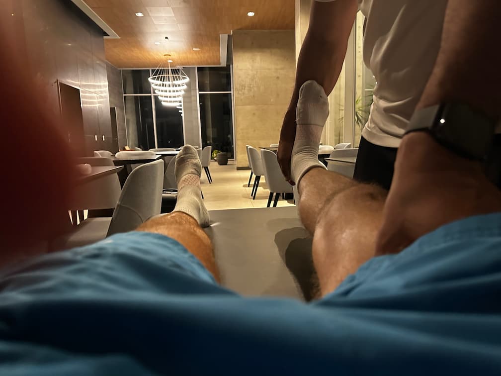 Dia 197 da recuperação do joelho