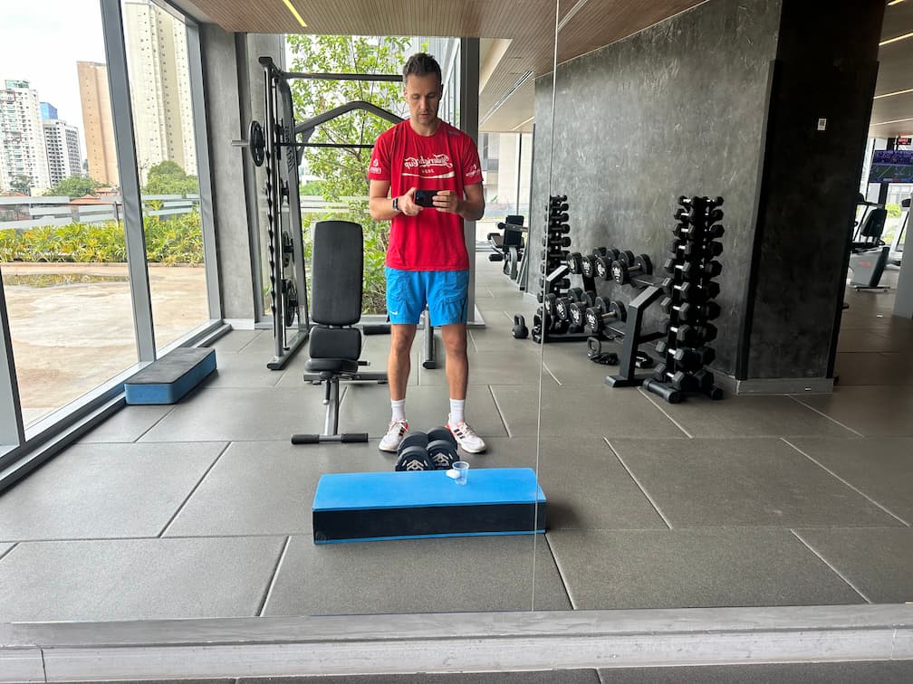 Foto do progresso no dia 70