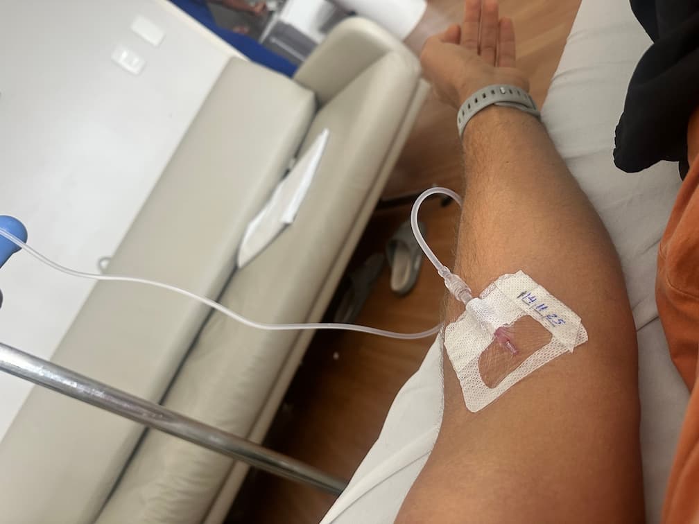 Foto do progresso no dia -2 (pré-operatório)